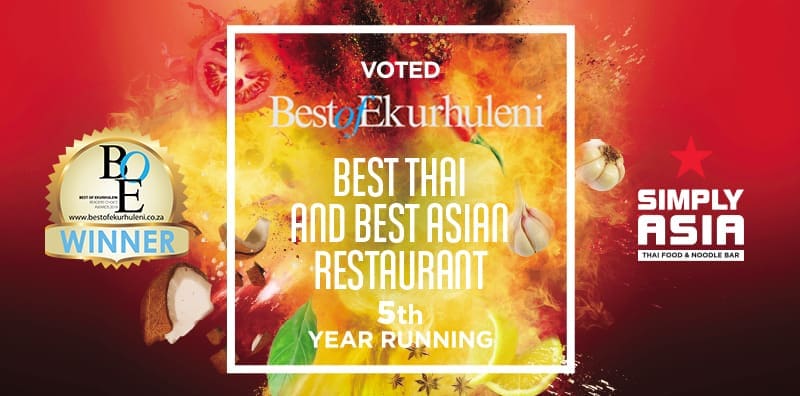 EKURHULENI READERS’ CHOICE BEST THAI AND BEST ASIAN RESTAURANT