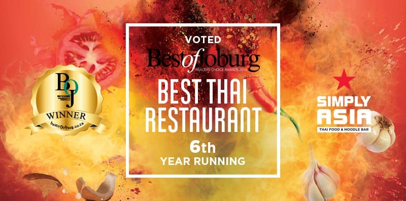 Best of Joburg Readers’ choice awards – Best Thai restaurant 2019